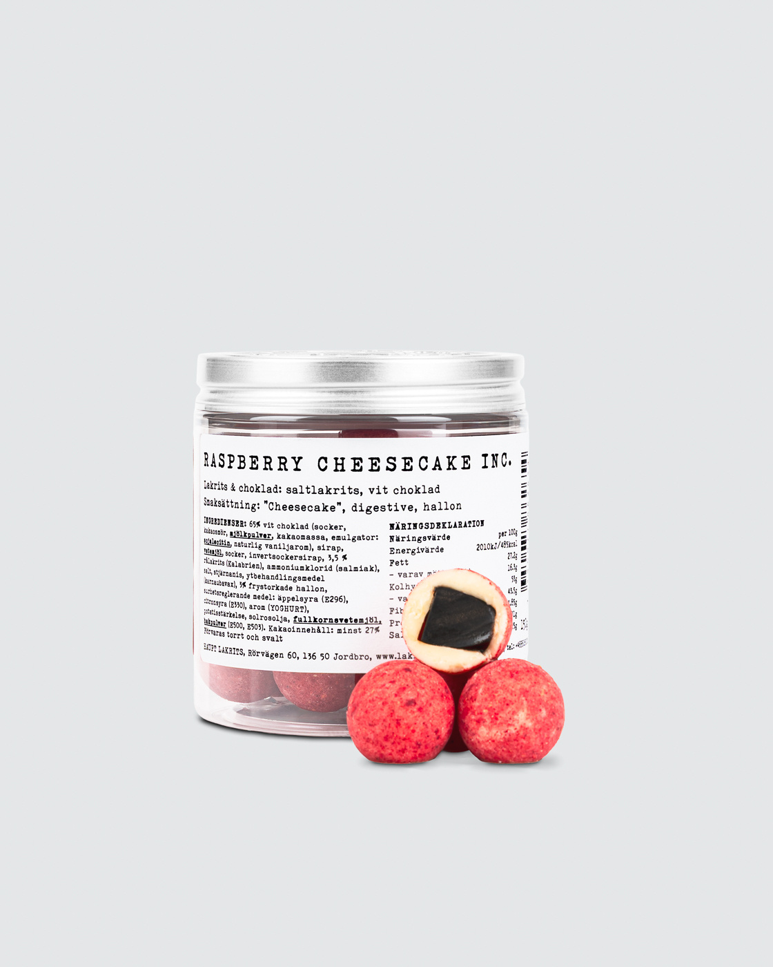Raspberry Cheesecake Inc. - 150g ryhmässä Outlet @ Haupt Lakrits AB (100170170)