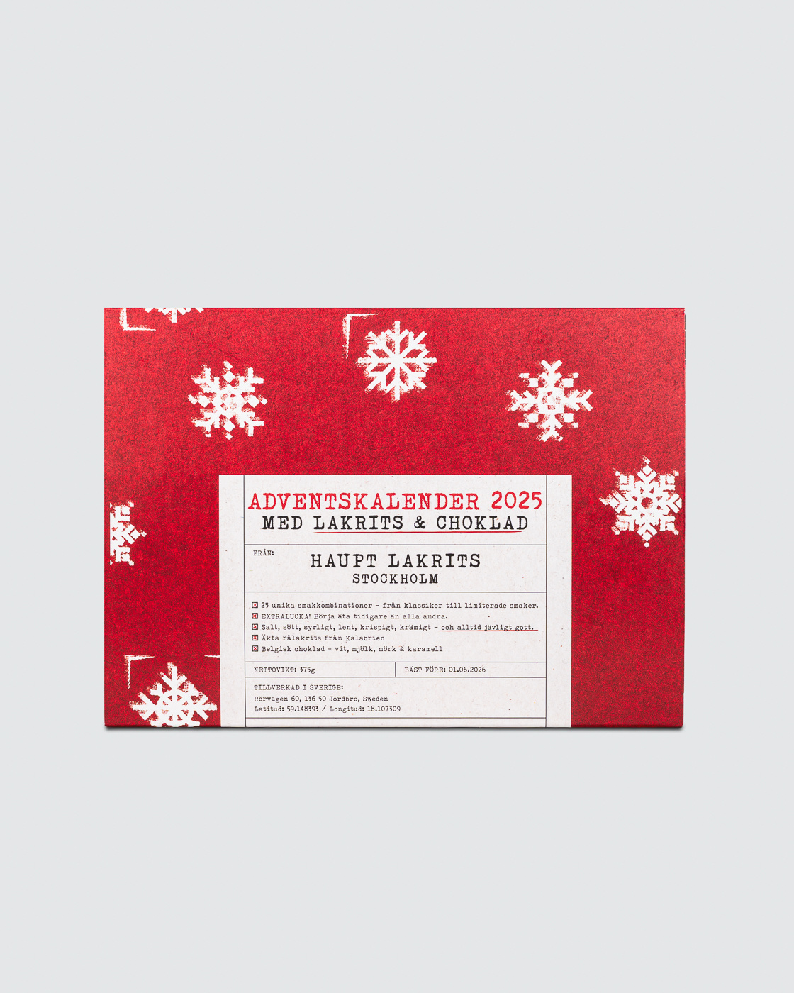 Joulukalenteri 2-pakkaus ryhmässä Joulu @ Haupt Lakrits AB (100170212)
