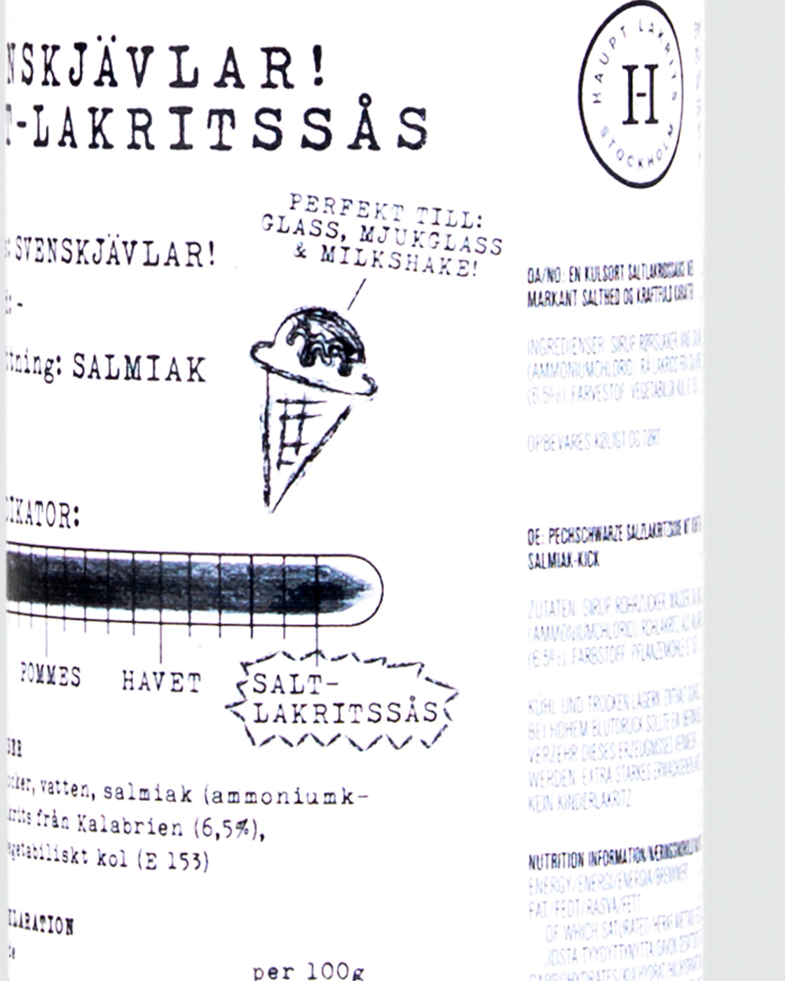 Svenskjävlar! Salmiakkikastike ryhmässä Salmiakki @ Haupt Lakrits AB (100170190)